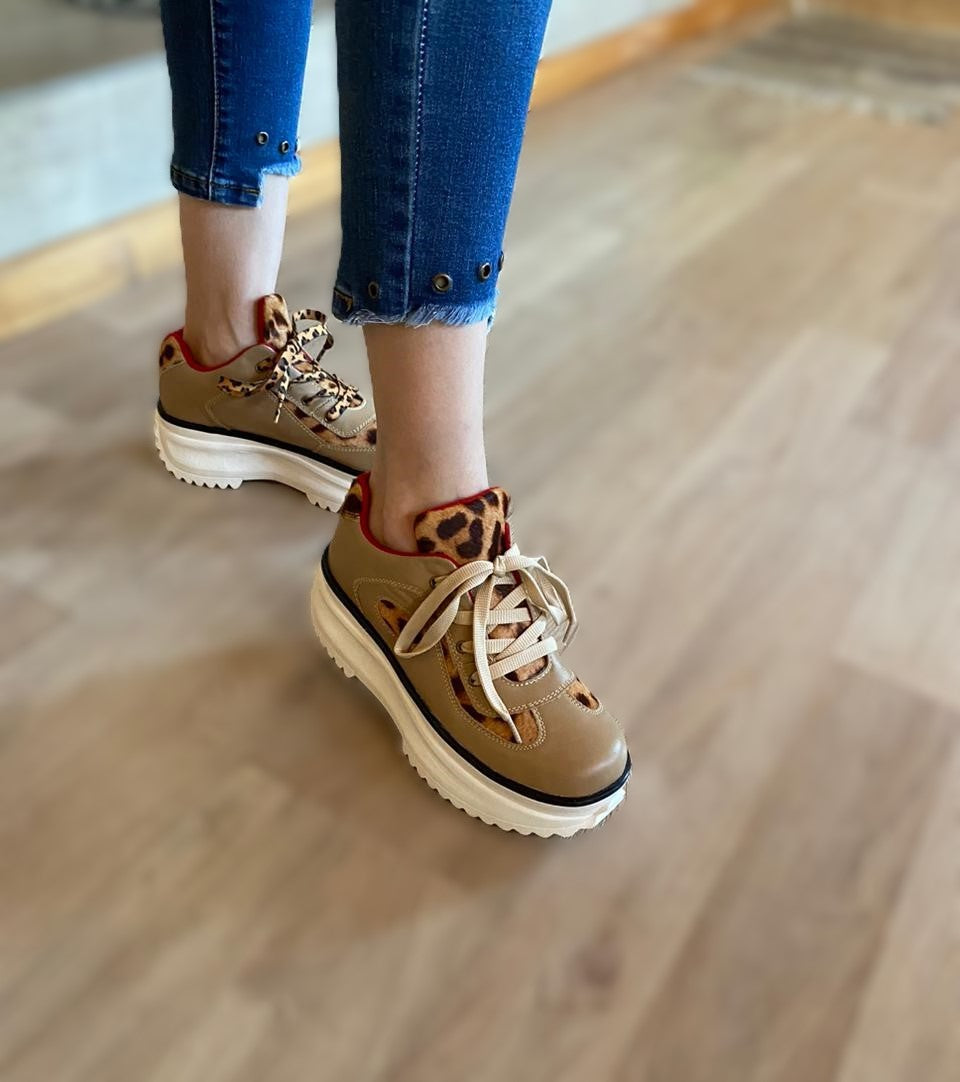 Zapatilla CALBEIGE Mujer Cuero