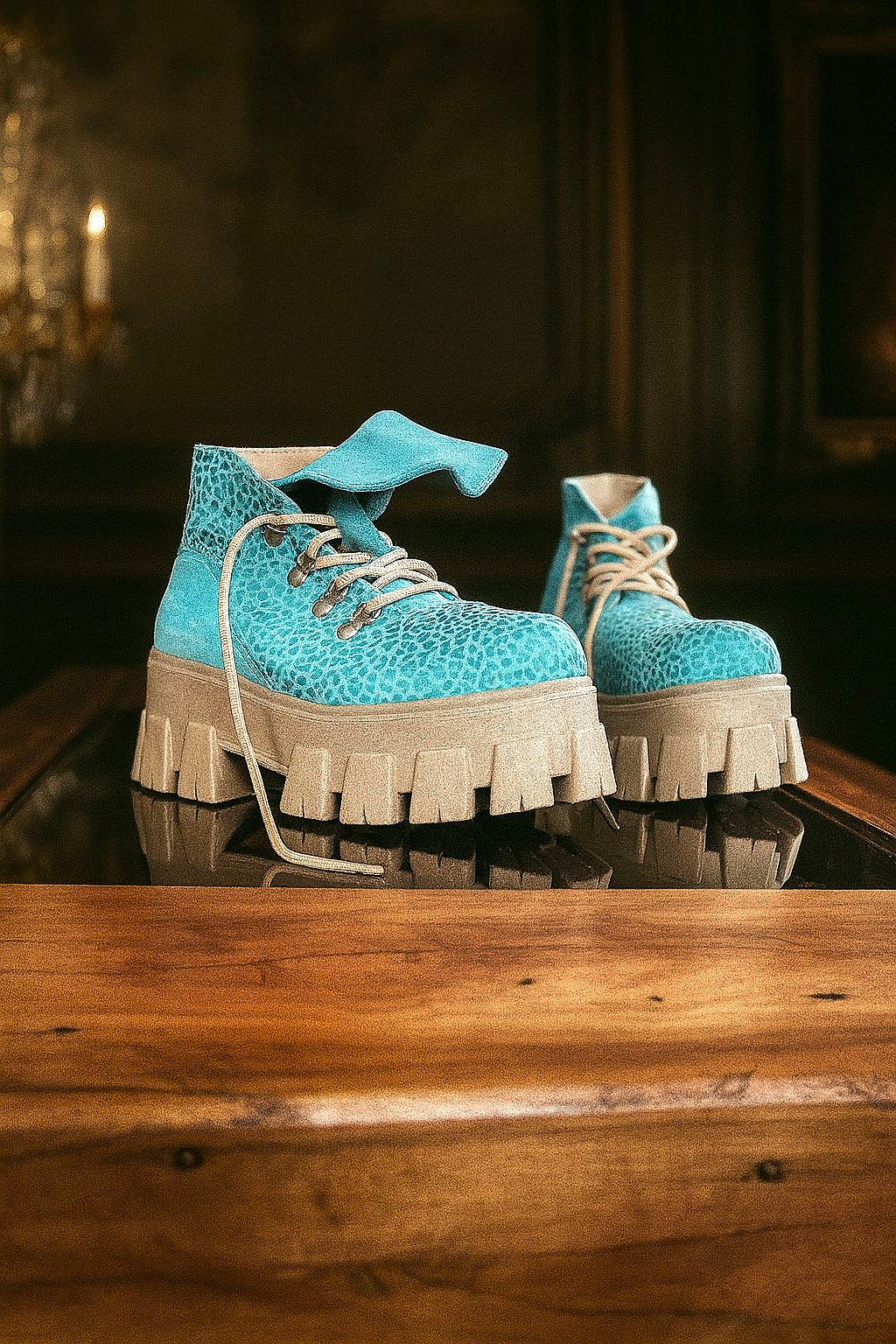 Botin de cuero Menta