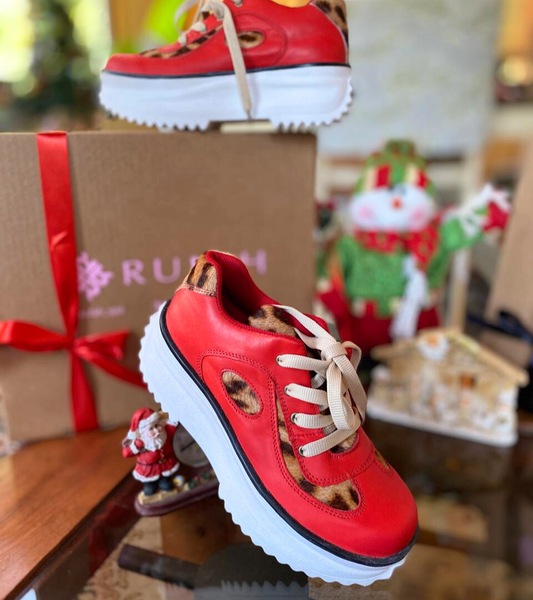 Zapatilla CALRED Mujer Cuero