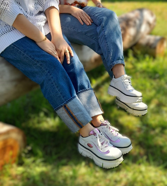 Zapatilla CALWHITE Mujer Cuero