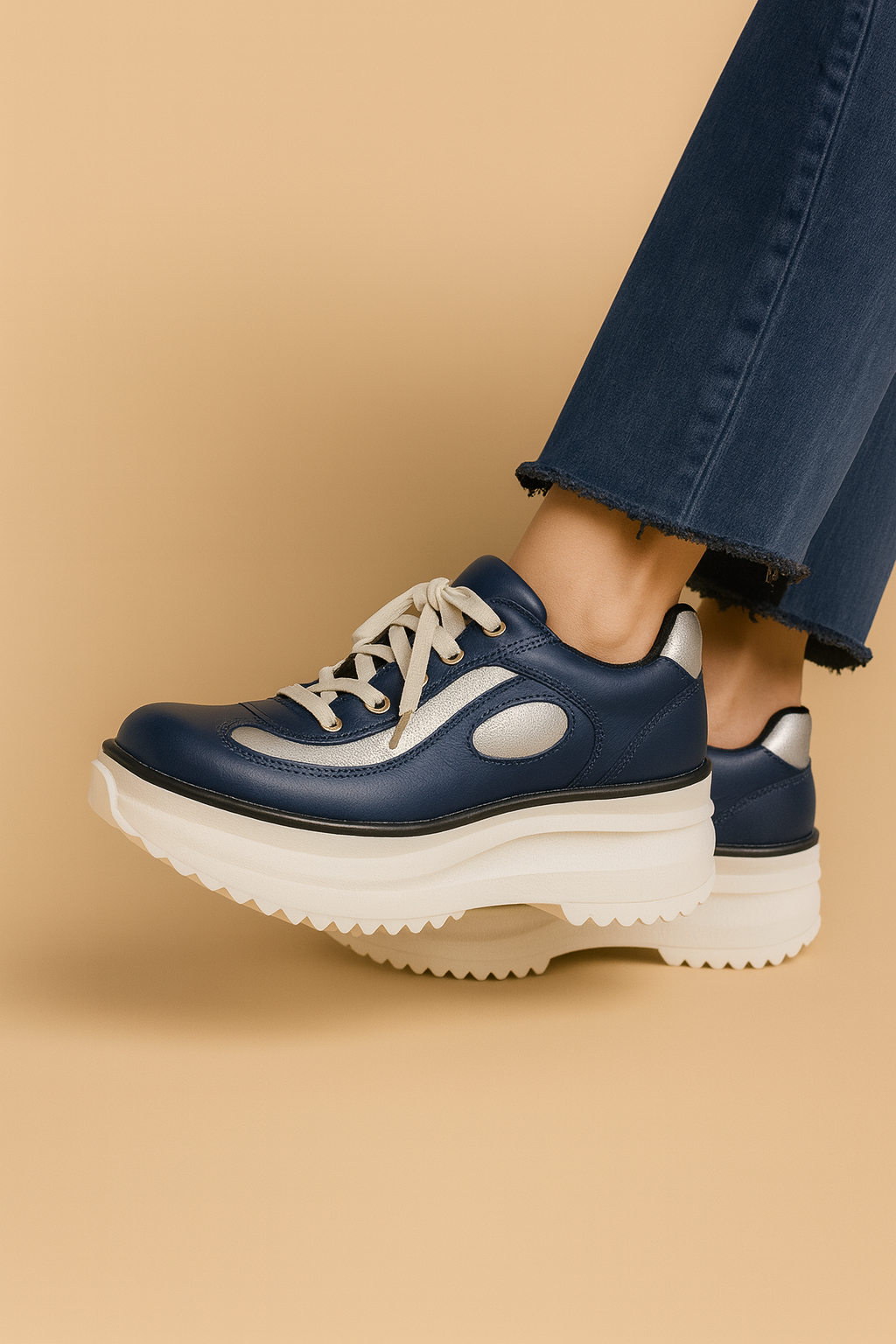 Zapatilla Cuero Oceanica