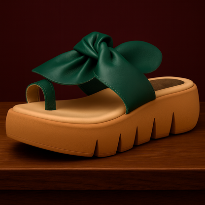 Sandalia Lazo verde