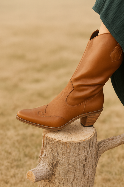 Bota VAQUERA Cuero OESTE