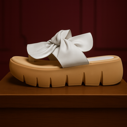 Sandalia Lazo blanco