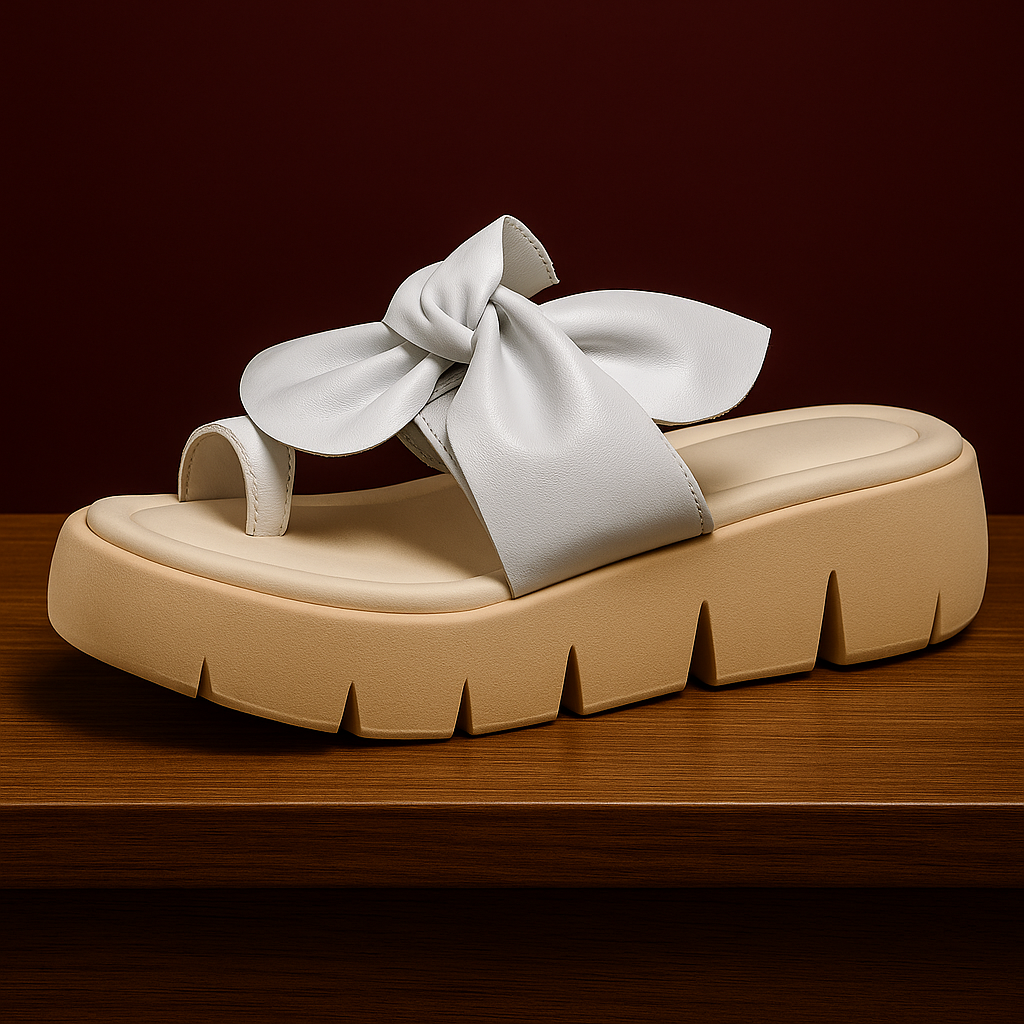 Sandalia Lazo blanco