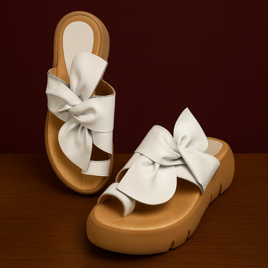 Sandalia Lazo blanco