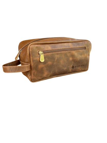 Neceser cuero Natural PREMIUN